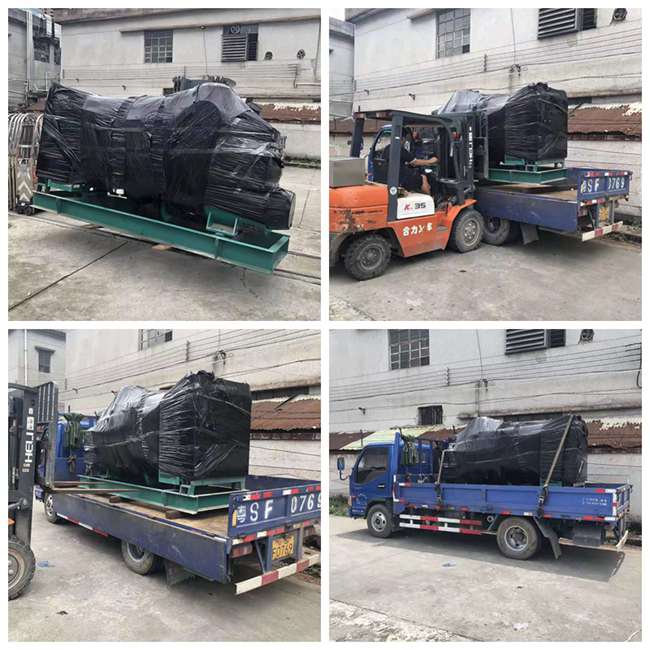 礦山客戶發(fā)電機出貨圖