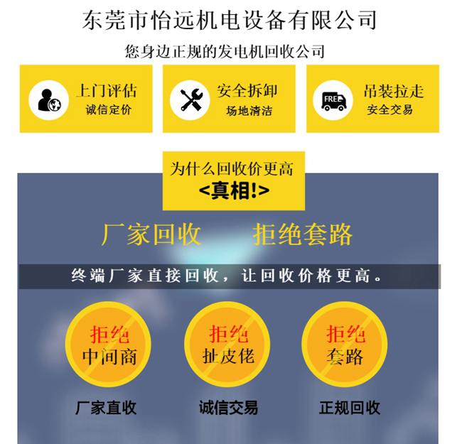 二手發(fā)電機回收